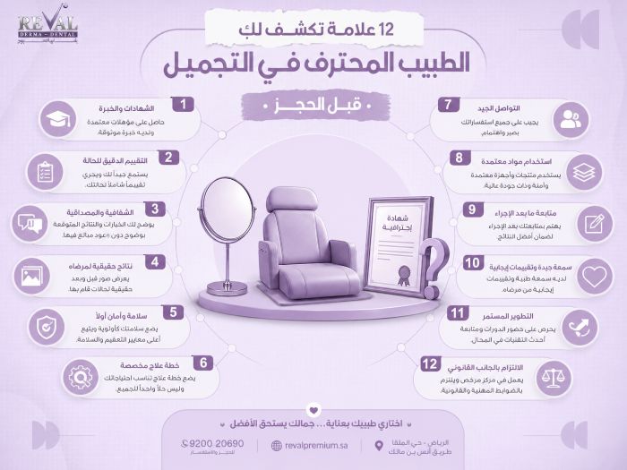 12 علامة تكشف لكِ الطبيب المحترف في التجميل قبل الحجز