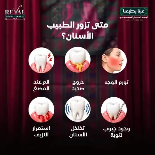 وقت زيارة طبيب الأسنان لعلاج التهاب اللثة